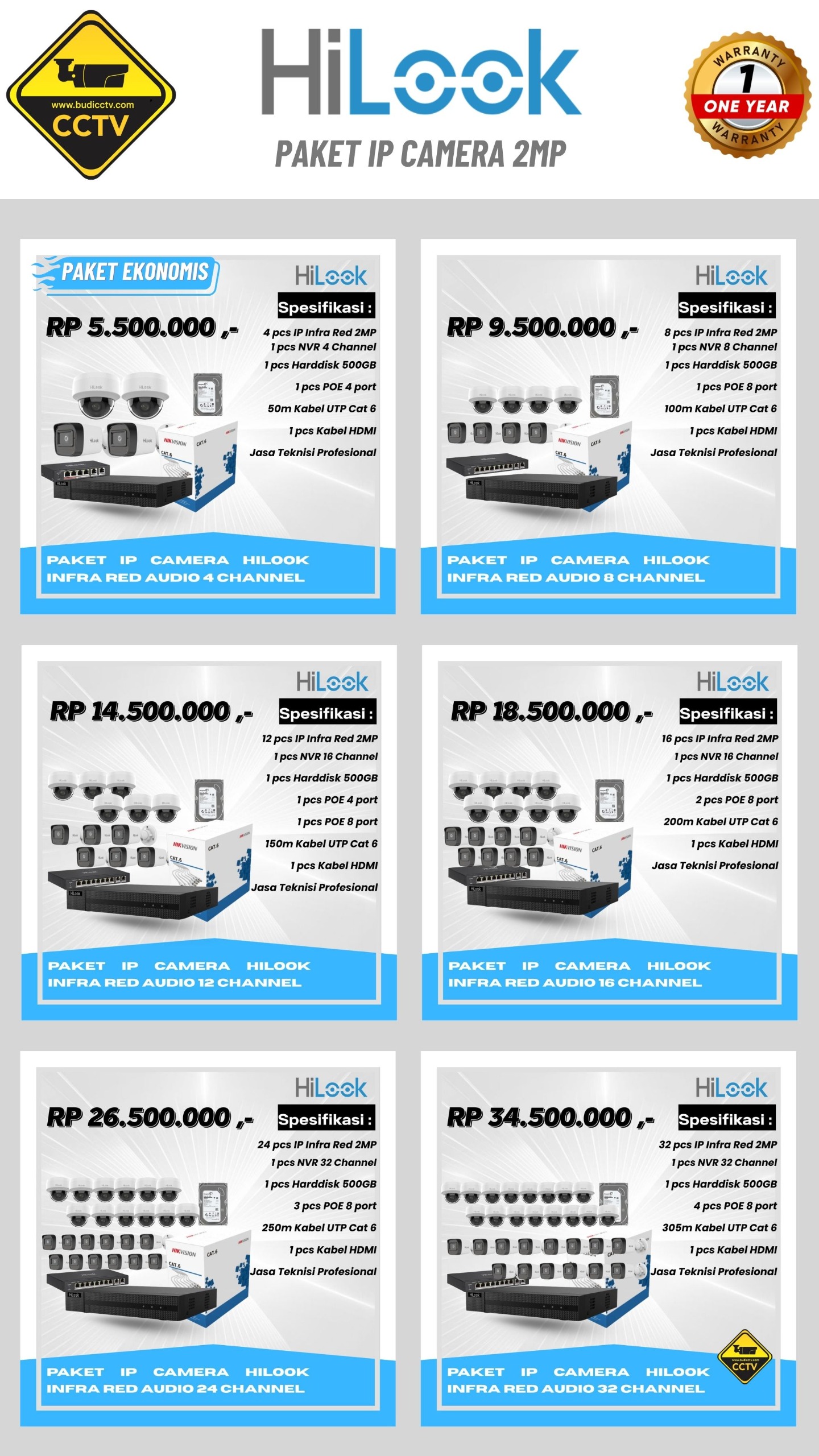 Harga 8 - Budi CCTV