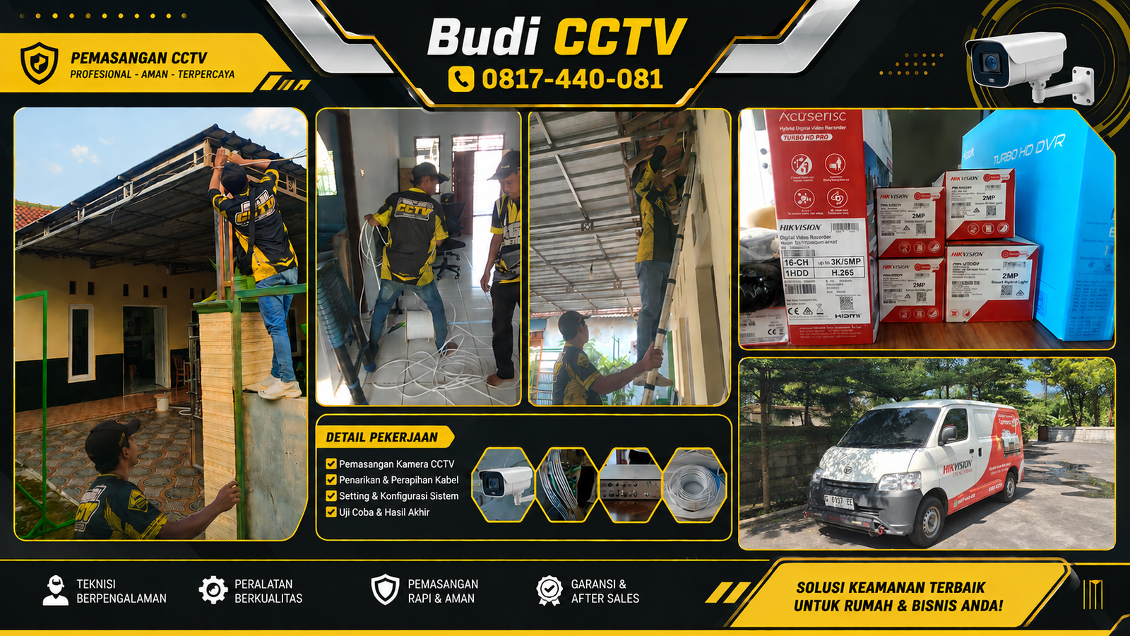 Pemasangan CCTV Hikvision Rumah Pemalang, Panduan Mandiri