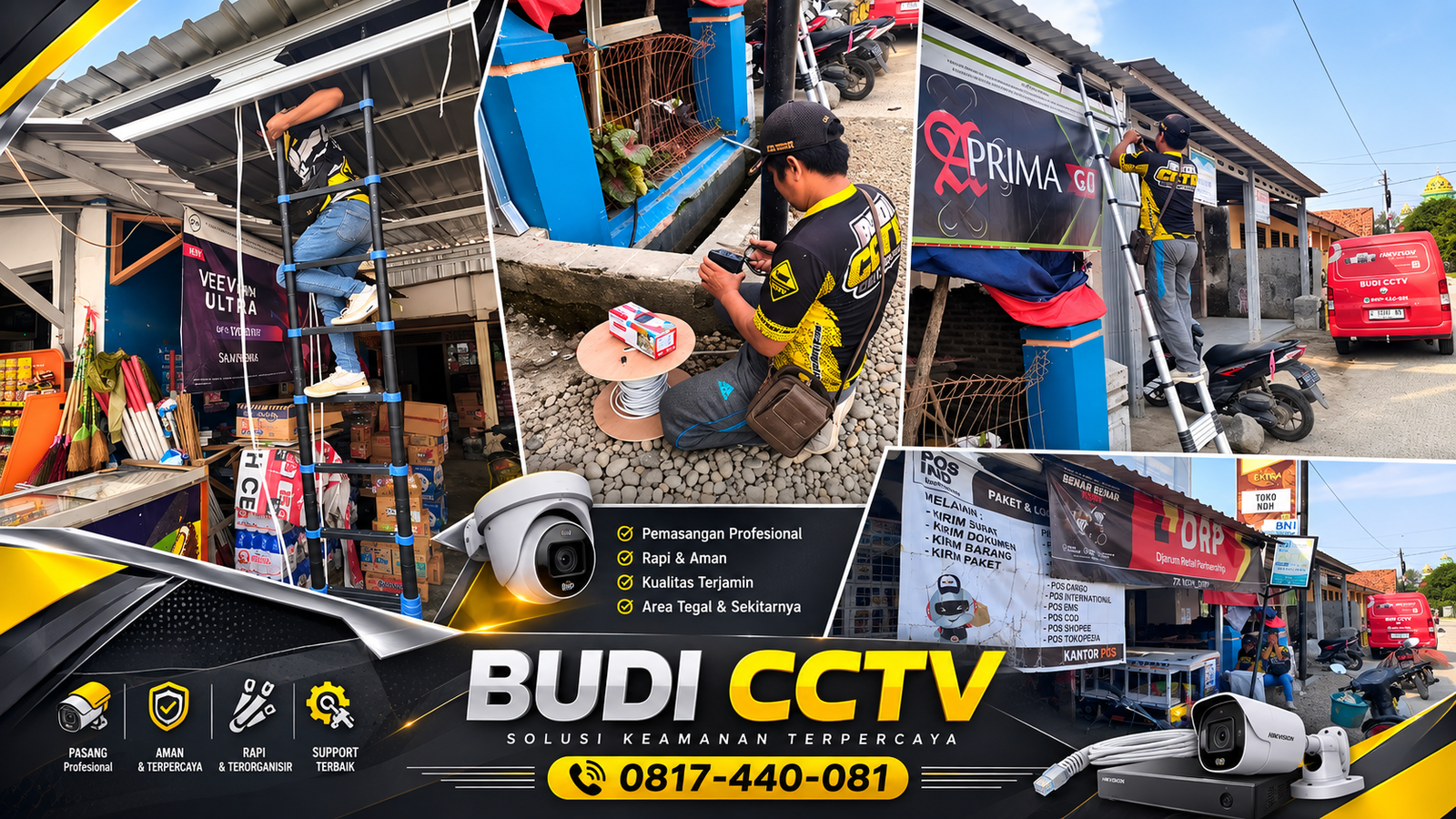 Instalasi CCTV Hikvision Sesuai Kebutuhan dan Anggaran di Pemalang